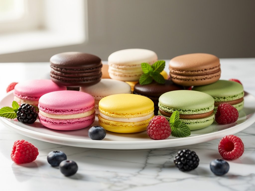 Assorted French Macarons: A 12-Pack of Six Delicious Flavors