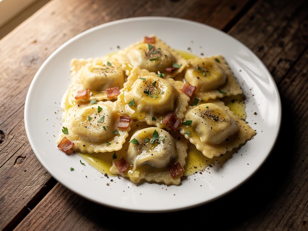 Chicken Bacon Mozzarella Ravioli Recipe - Easy Homestyle Pasta