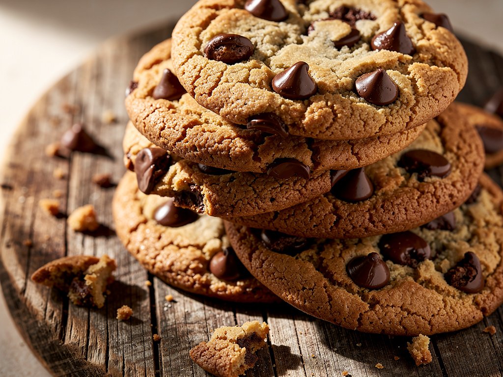 Classic Homemade Chocolate Chip Cookies – Crackly Outside, Gooey Inside