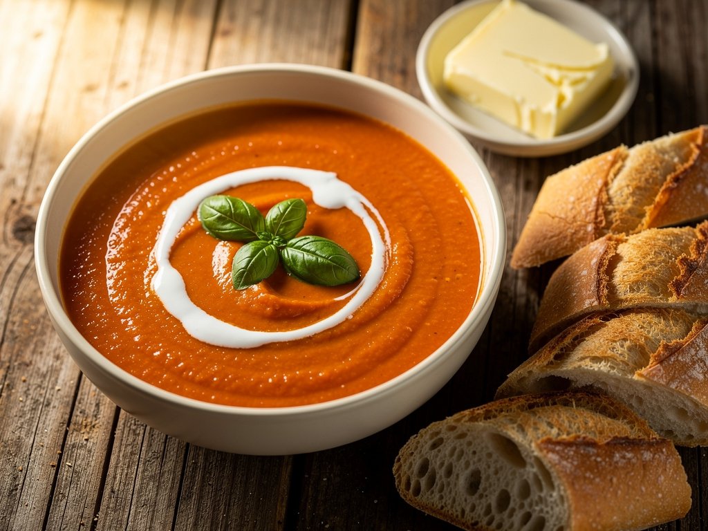 Rich and Creamy Tomato Soup Recipe – Easy Homestyle Comfort