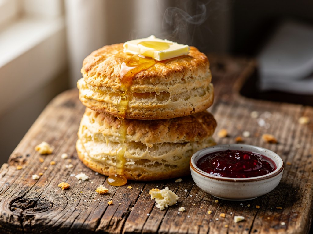 Easy Homemade-Style Flaky Buttermilk Biscuits Recipe