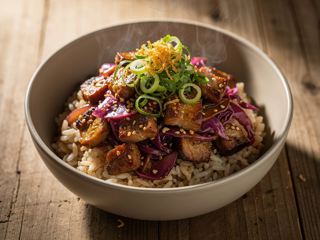 Garlicky Pork and Cabbage Stir-Fry with Sweet Chili Glaze