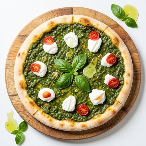 Basil Pesto & Mozzarella Pizza