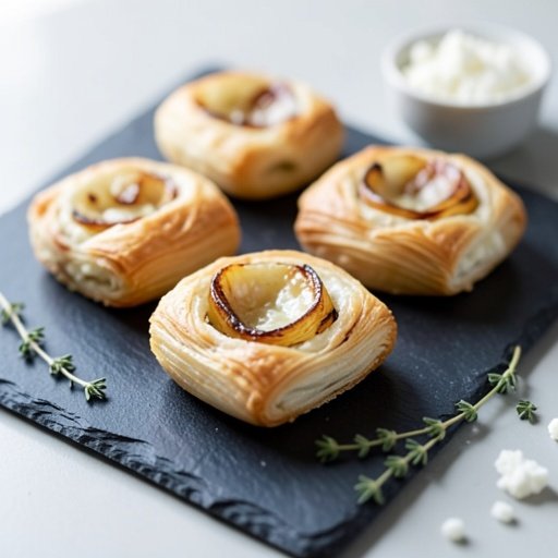 Caramelized Onion and Feta Pastry Bites