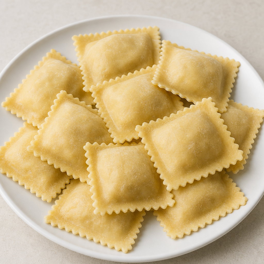 Chicken Romseco Ravioli