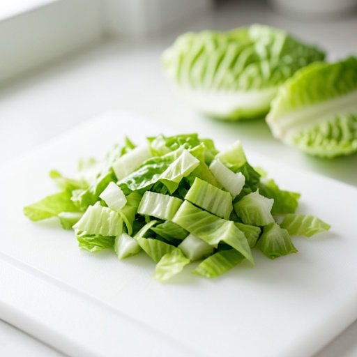 chopped lettuce