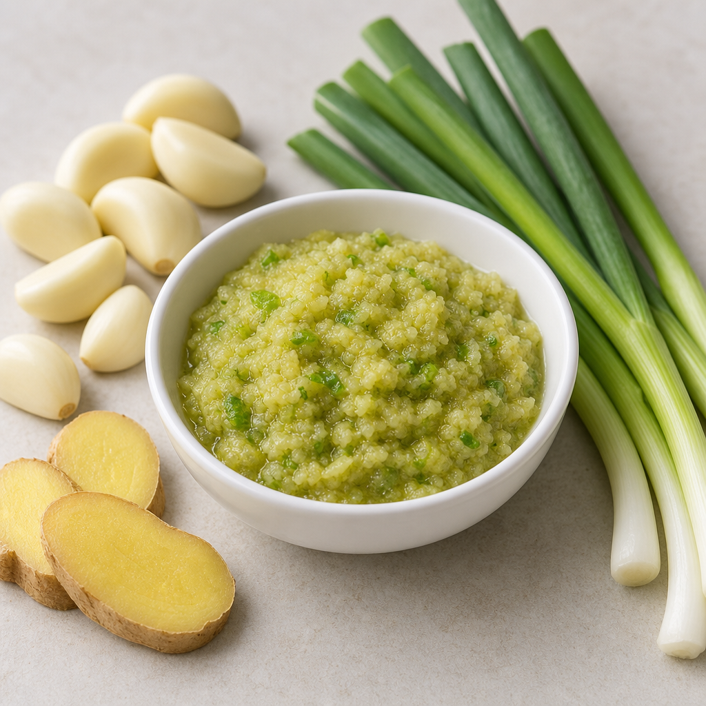 Garlic-Ginger Scallion Paste