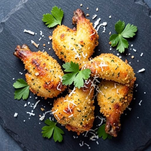 Garlic Herb Parmesan Chicken Wings