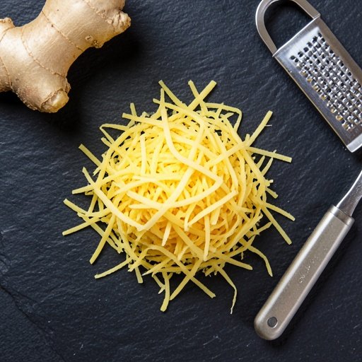 grated fresh ginger
