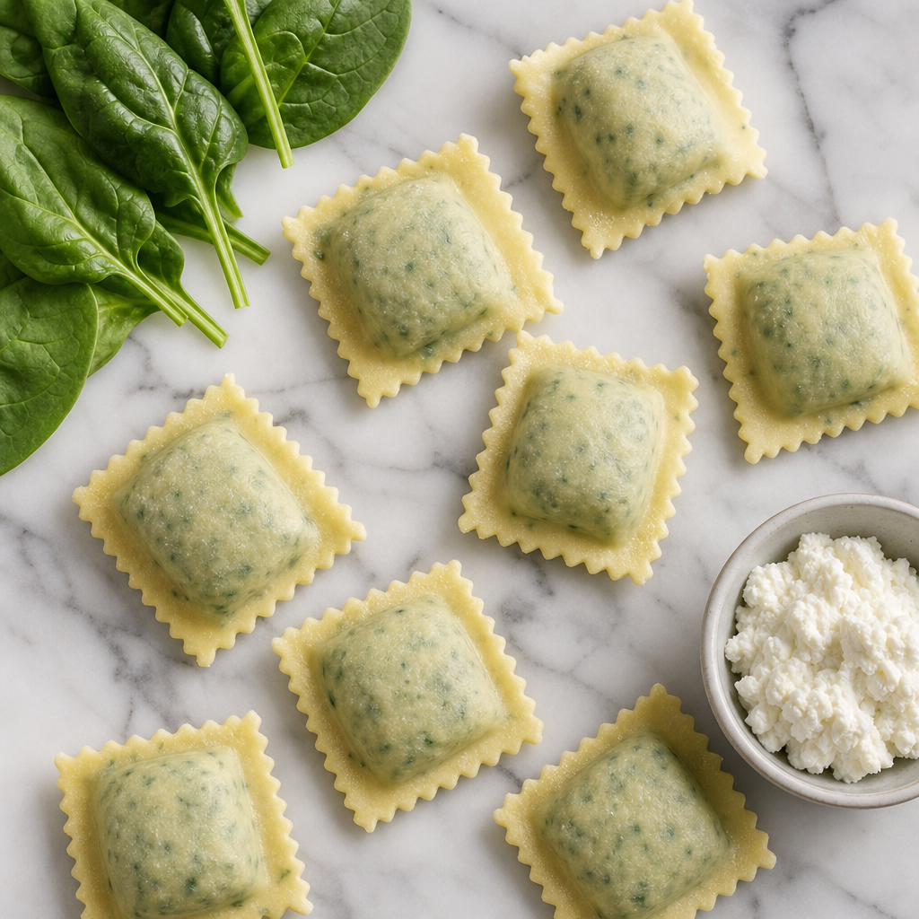 Spinach and Ricotta Ravioli