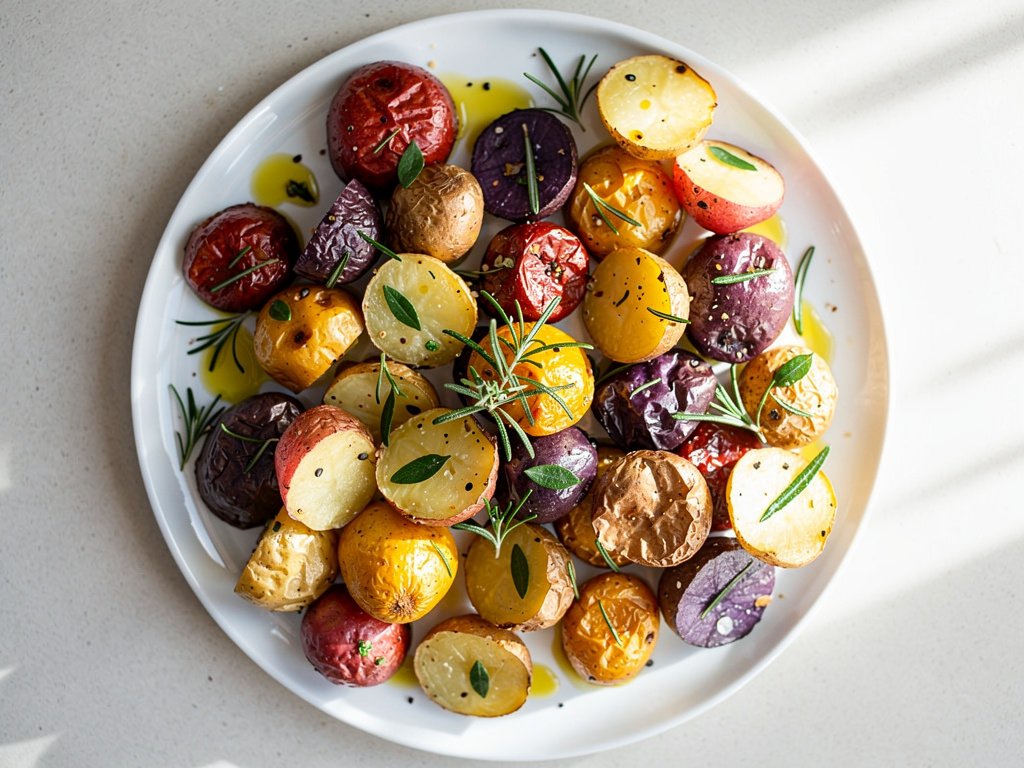 Easy Microwave Multicolor Potatoes: Quick Side Dish in Minutes