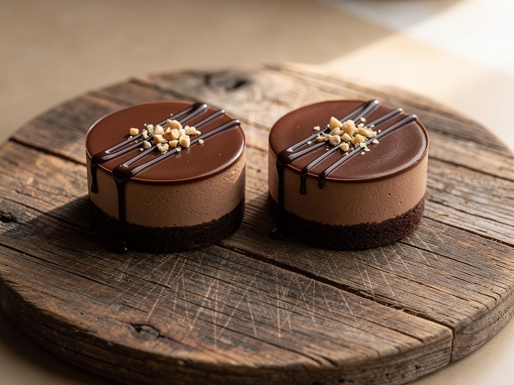 Mini Chocolate Hazelnut Cheesecakes: Single-Serve No-Bake Dessert