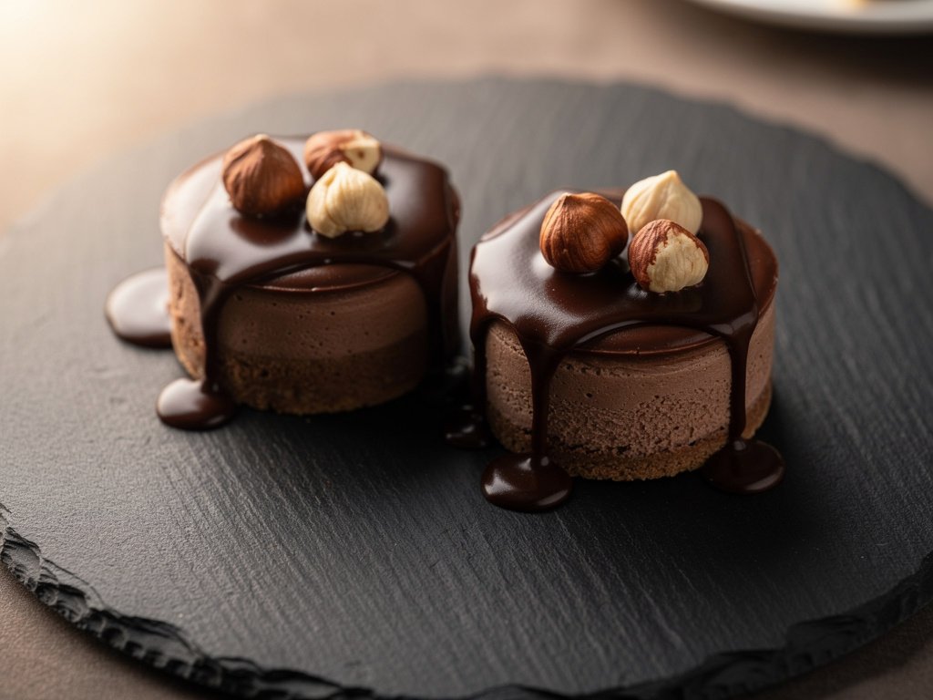 Mini Chocolate Hazelnut Cheesecakes – Easy No-Bake Single-Serve Dessert