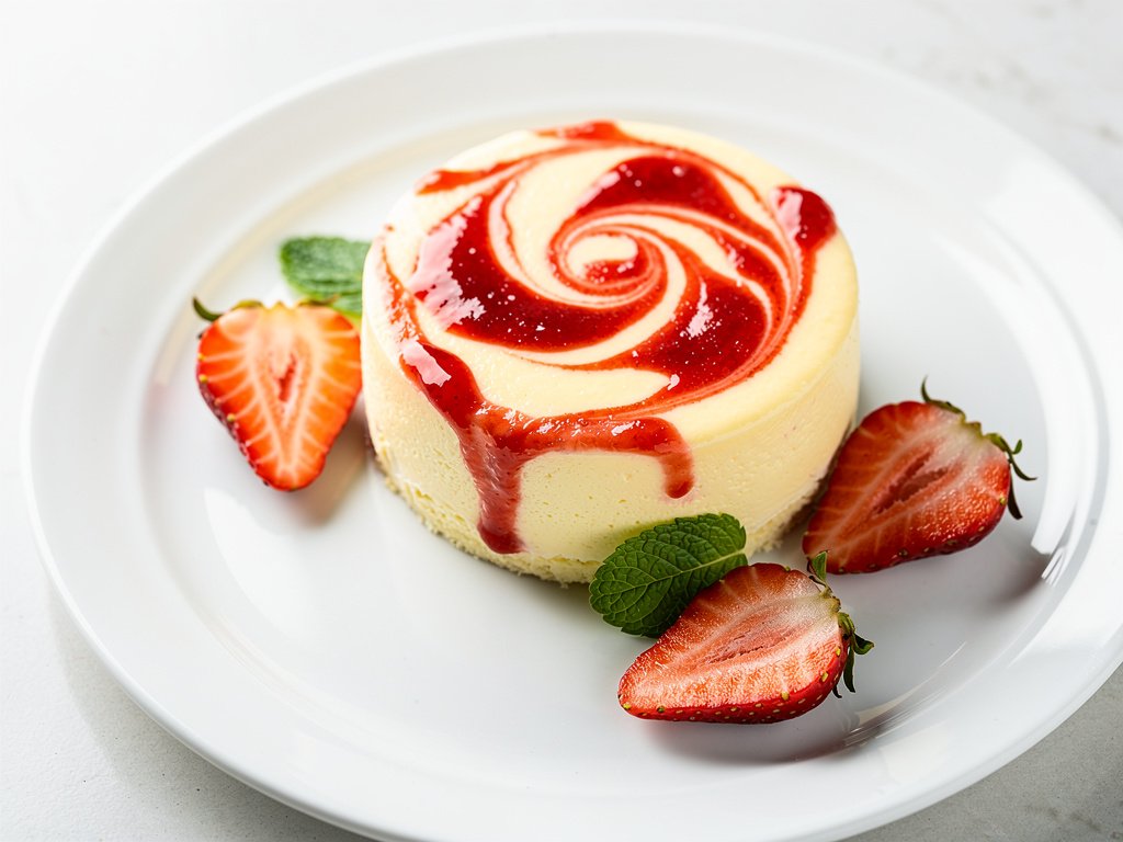 Mini Strawberry Swirl Cheesecake Recipe – Creamy & Tangy