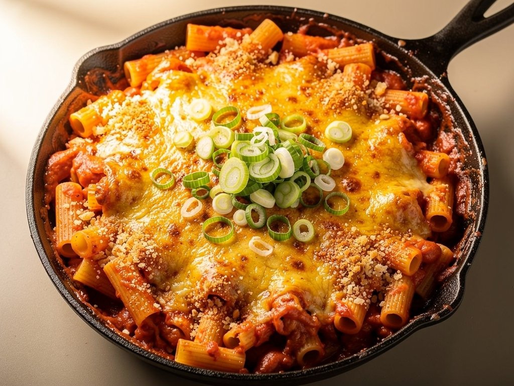 Hearty Plant-Based Ragù Rigatoni Bake with Creamy Tomato Sauce