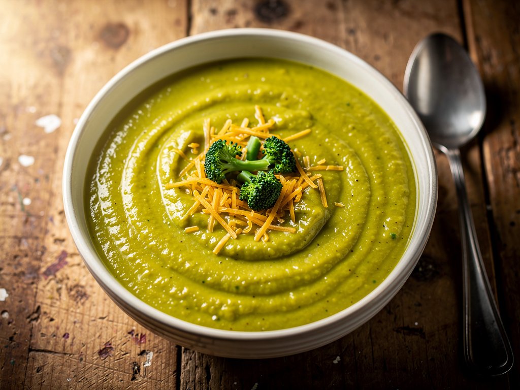 Rich and Creamy Broccoli Cheddar Soup Recipe