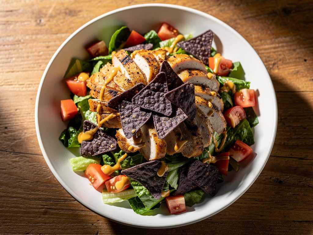 10-Minute Southwest Chicken Salad with Honey Mustard Dressing