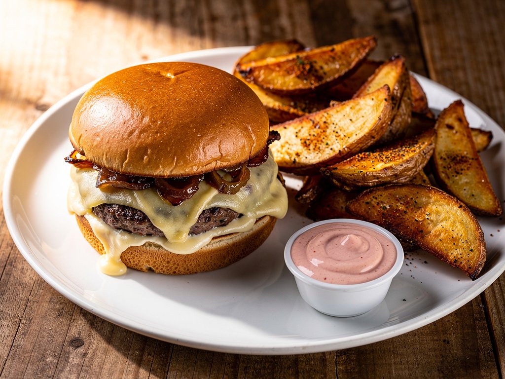 Ultimate Smashed Burgers with Old Bay Fries and Special Sauce