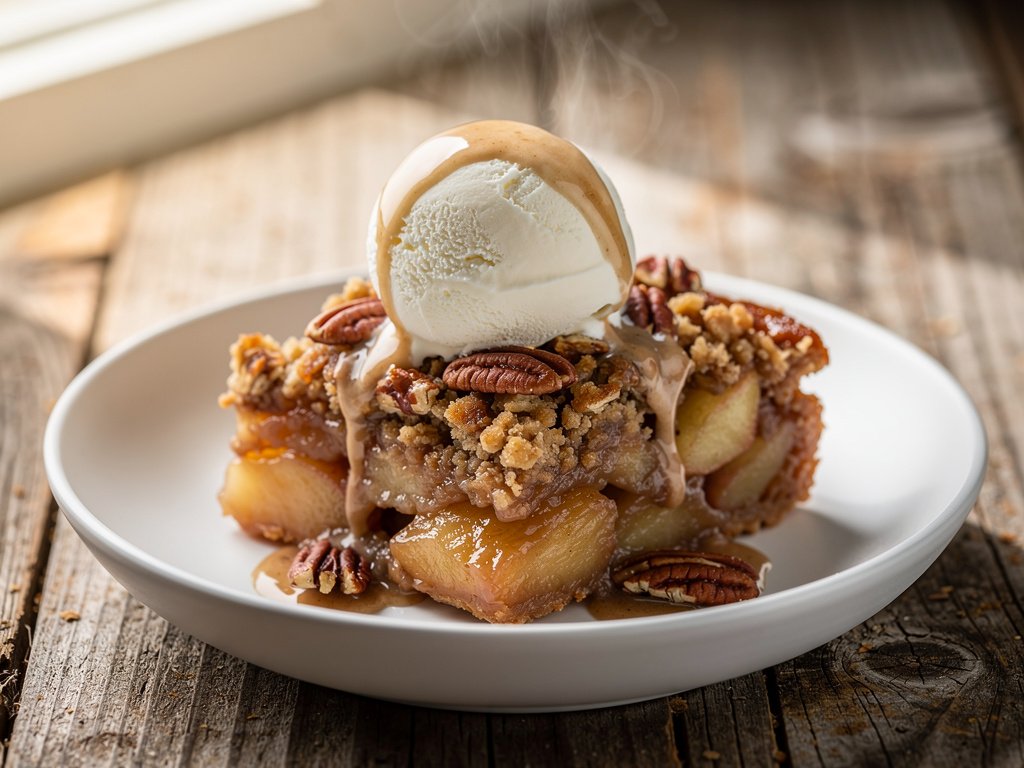 Big Batch Apple Crisp with Cinnamon Pecan Crumble