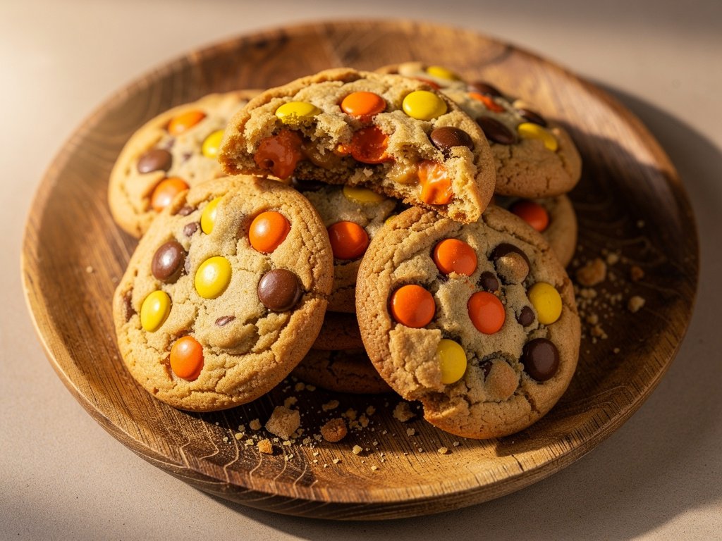 Easy Reese's Pieces Cookies: Crispy & Gooey in 20 Minutes