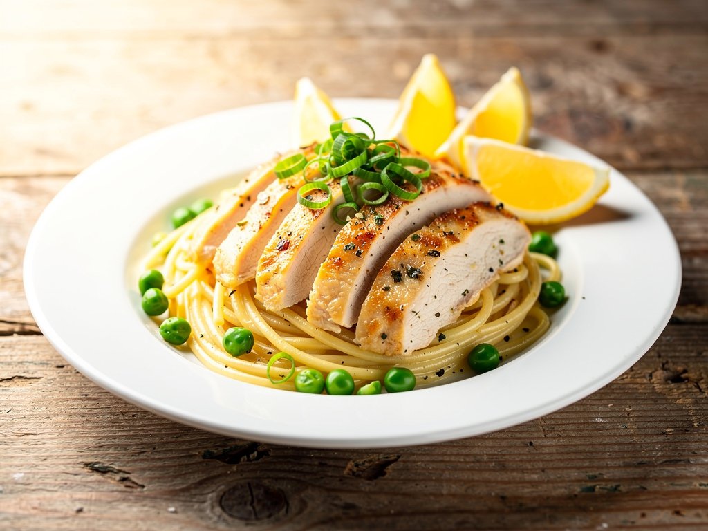 Crisp-Tender Vidalia Onion Paste & Peas Plate Worth Saving