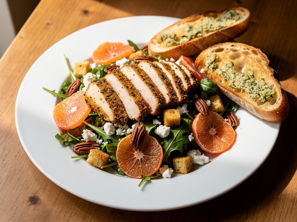 Herbed Chicken Salad with Orange, Feta & Honey Dijon Dressing
