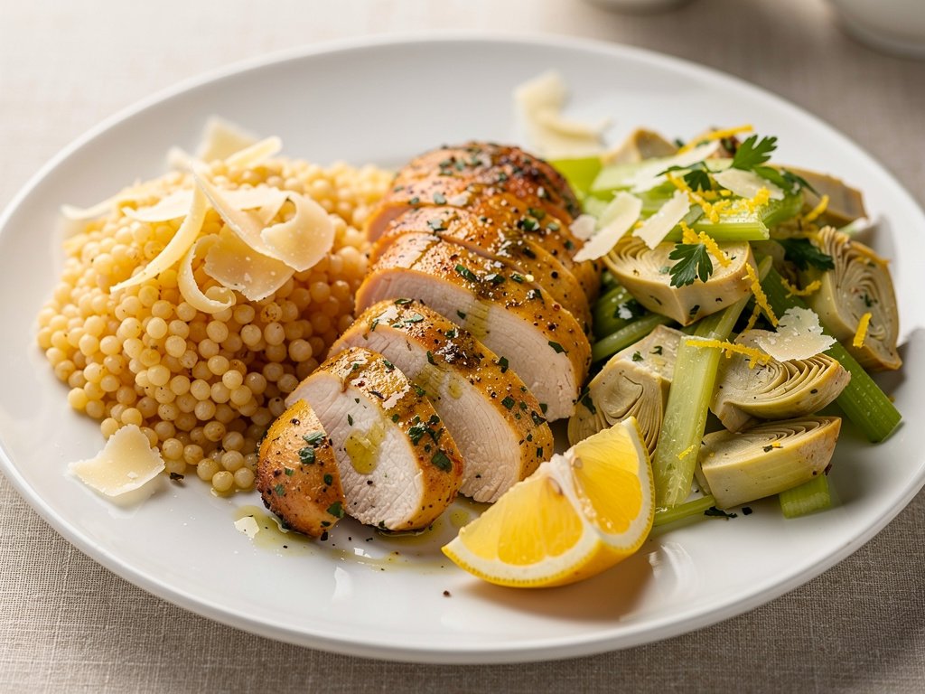 Cozy Israeli Couscous & Chicken Stock Concentrate Dinner with a Restaurant-Style Finish