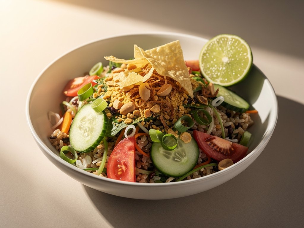 20-Minute Thai-Inspired Grain Salad with Peanut Crunch